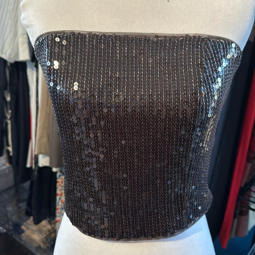 Anthropologie sequin top